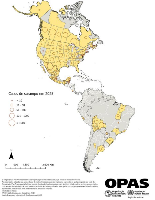 Mapa sarampo set 2025