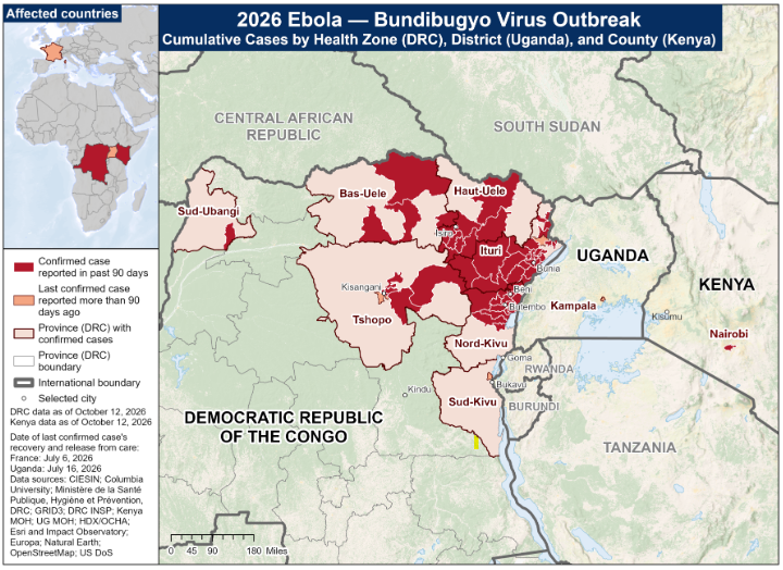Mapa Ebola 