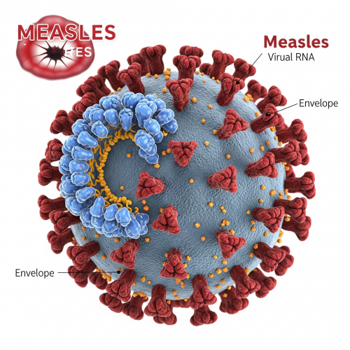Vírus Sarampo por IA