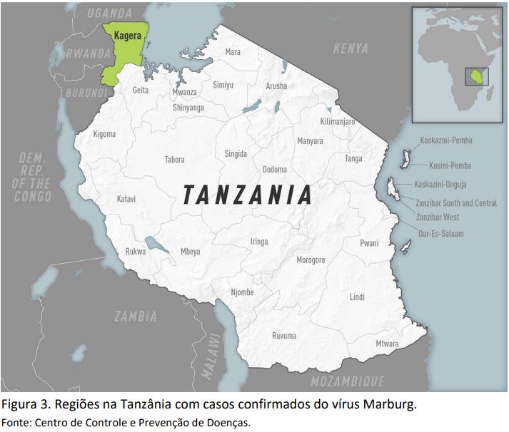 Mapa tanzania