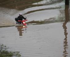 Estradas interditadas por causa da chuva