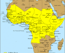 Febre Amarela - área endêmica na África