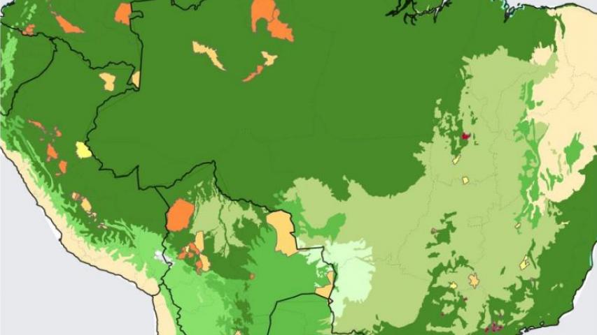Mapa Febre Amarela Americas